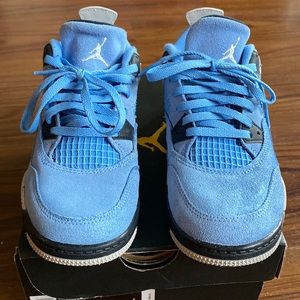 Like New JORDAN 4 RETRO (UNIVERSITY BLUE) (PS)